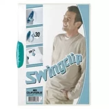 DURABLE SWINGCLIP 30 A4 dokumentų segtuvas permatomas (25 vnt. paketas) 226014