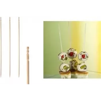 PAPSTAR Finger Food iešmeliai 90 mm bambukiniai 500 vnt. (81097)