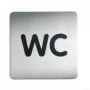 DURABLE PICTO WC piktogramos ženklas 150x150 mm, savaiminio klijavimo akrilas 495723