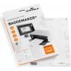 DURABLE BADGEMAKER įdėklo etiketės 52 x 100 mm, baltos, 100 vienetų 145802