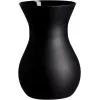 Ritzenhoff & Breker ANNALENA matinis juodas kūginis stiklinis vazas gėlėms, 180 mm 816693