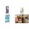 DURABLE PRESENTER 1/3 A4 portretinio formato L stovas, permatomas, 99 x 210 mm 858719