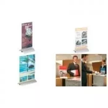 DURABLE PRESENTER 1/3 A4 portretinio formato L stovas, permatomas, 99 x 210 mm 858719
