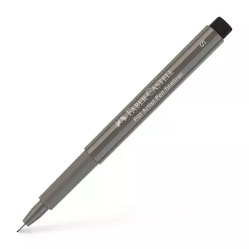 Faber-Castell PITT Artist Pen, Warm Grey IV, pigmentinis indiškas rašalas, teptuko antgalis, didelis šviesos atsparumas, 1 rašiklis 167073
