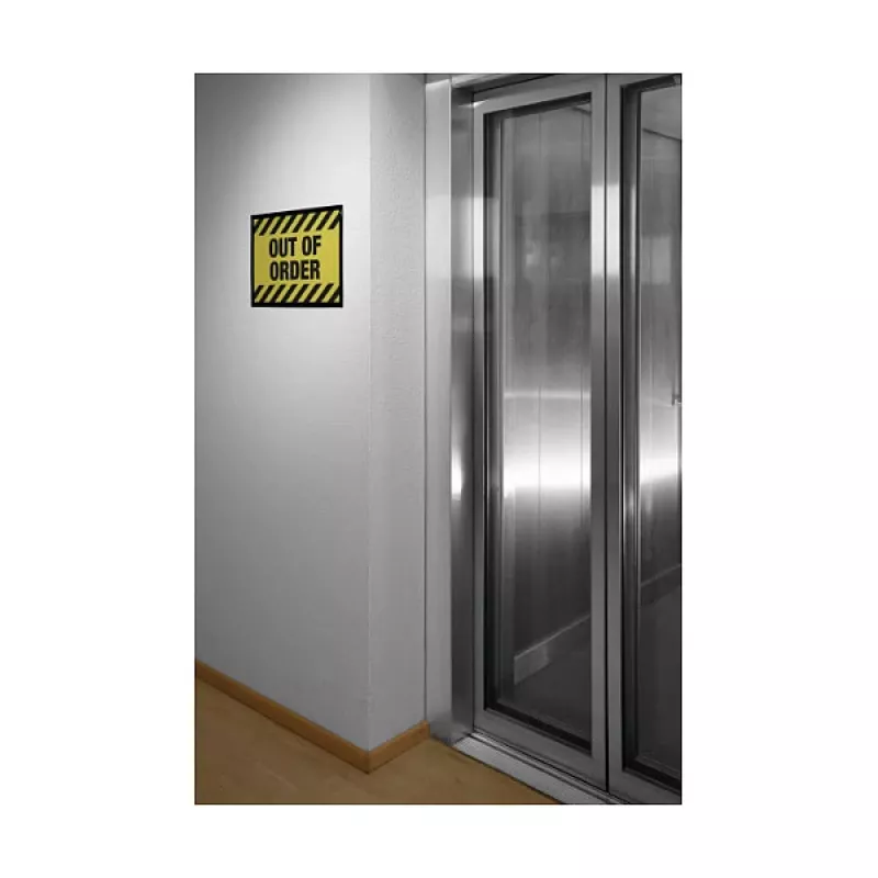 DURABLE DURAFRAME WALLPAPER A3 informacinis rėmelis, juodas, savaiminio klijavimo, magnetinis užsegimas 484401