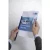DURABLE A4 suspaudžiamos įrišimo juostelės, 100 lapų talpa, permatomas PP, 50 vnt. paketas 293919