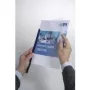DURABLE A4 suspaudžiamos įrišimo juostelės, 100 lapų talpa, permatomas PP, 50 vnt. paketas 293919