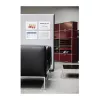 DURABLE DURAFRAME GRIP A4 informacinis rėmelis, lipnus, juodas, 1 vnt. 496823