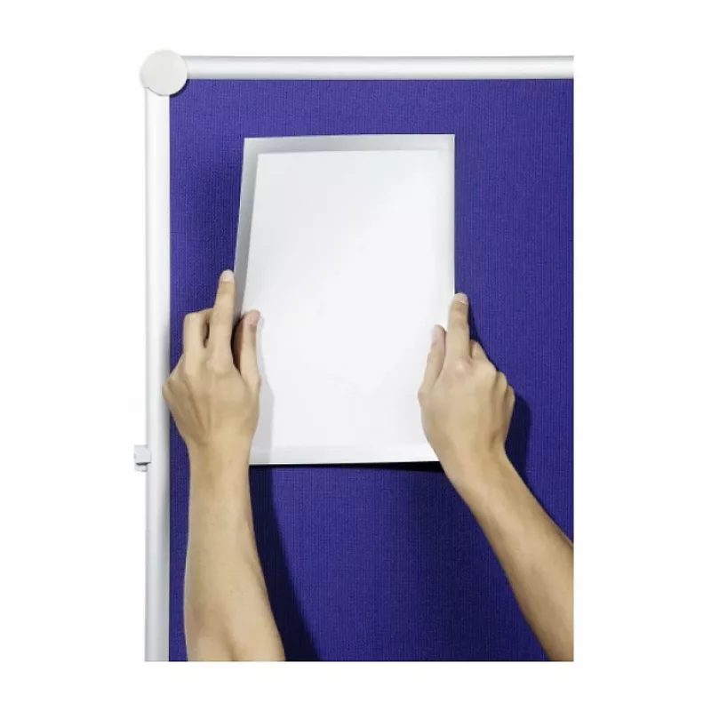 DURABLE DURAFRAME GRIP A4 informacinis rėmelis, lipnus, juodas, 1 vnt. 496823