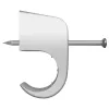 Fischer MNS 4-7 kabelio spaustukas, pilkas, 100 vienetų (94673)