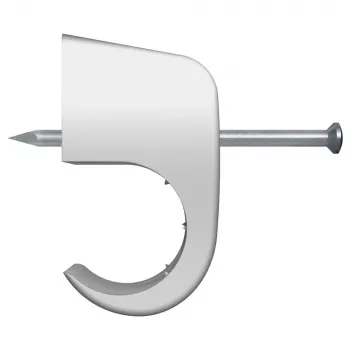Fischer MNS 4-7 kabelio spaustukas, pilkas, 100 vienetų (94673)