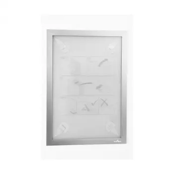 DURABLE DURAFRAME WALLPAPER A4 informacinis rėmelis, juodas, savaiminio klijavimo, magnetinis fiksavimas 484323