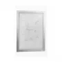DURABLE DURAFRAME WALLPAPER A4 lipnus informacinis rėmelis, sidabrinis, 484323