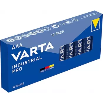 Varta Industrial AAA šarminė baterija 1,5V 1100 mAh - 10 vnt. (LR03)