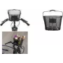 FISCHER E-Bike PLUS vairo krepšys, smulkaus tinklo plieninė viela, juodas, greito atleidimo, 5 kg 50653