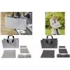 SIGEL BAB02 Desk Sharing Bag Basic L, tamsiai pilka, 5 dalių rinkinys