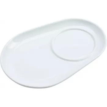Ritzenhoff & Breker BIANCO ovalus porceliano padėkliukų rinkinys, 125 x 180 x 20 mm, baltas, 6 vnt. 425895