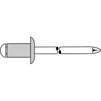 Gesipa aklinė kniedė Al/St 4x16mm Standard KS 10,5-12,5mm (500 vnt. pakuotė) 1454030