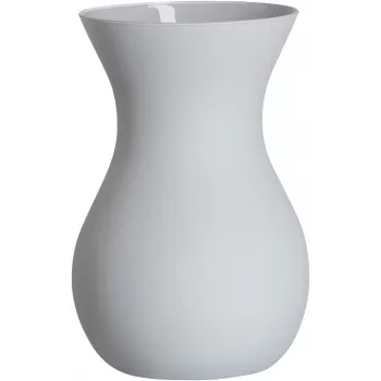 Ritzenhoff & Breker ANNALENA pilkos matinio stiklo kūginė vaza gėlėms, 180 mm 816723