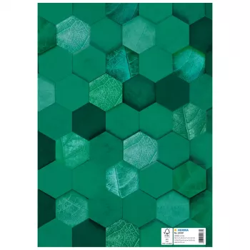 HERMA X pratybų sąsiuvinio viršelis, kartonas, DIN A4, tamsiai žalias, 10 vienetų 20087