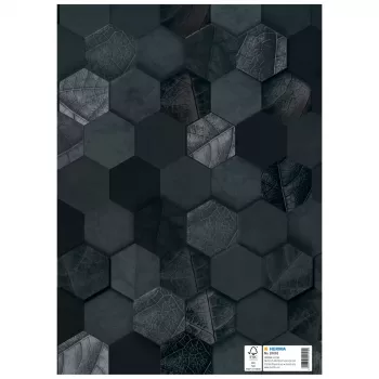 HERMA Exercise Book Cover X, kartoninis viršelis, DIN A4, juodas, 10 vnt. (20091)