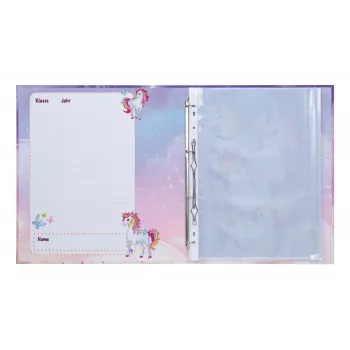 HERMA Unicorn Certificate Ring Binder A4, tvirtas kartonas, 2 O-žiedai, 25 mm, pilnai spausdintas 20161