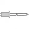 GESIPA aklinė kniedė su pusapvale galvute 3 x 7 mm aliuminis/plienas, 500 vnt. (6300146)