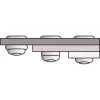 GESIPA PolyGrip aklina kniedė 4,8 x 17,0 mm aliuminis/plienas, 500 vnt. 1433833