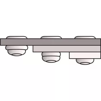 GESIPA PolyGrip aklina kniedė 4,8 x 17,0 mm aliuminis/plienas, 500 vnt. 1433833
