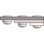 GESIPA PolyGrip aklina kniedė 4,8 x 17,0 mm aliuminis/plienas, 500 vnt. 1433833