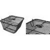 FISCHER PLUS Safe dviračio galinio bagažinės krepšys, smulkaus tinklelio plieninė viela, juodas, 24 L, 10 kg 50655