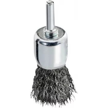 Metabo galinė šepetėlio šepetys 25x0,3 mm / 6 mm kotas, gofruota plieninė viela, 20 000 RPM 630554000