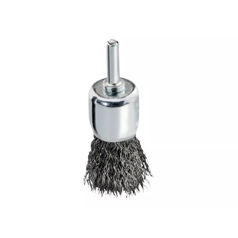 Metabo galinė šepetėlio šepetys 25x0,3 mm / 6 mm kotas, gofruota plieninė viela, 20 000 RPM 630554000