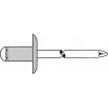 Gesipa aklinė kniedė Al/Plienas 5x25mm su didele galvute K14, suspaudimo diapazonas 15,0-20,0mm (250 vnt. pakuotė) 1454126