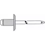 Gesipa aklinė kniedė Al/Plienas 5x25mm su didele galvute K14, suspaudimo diapazonas 15,0-20,0mm (250 vnt. pakuotė) 1454126