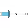 GESIPA aklinė kniedė iš nerūdijančio plieno A2 3x6 mm, kupolinė galvutė, sukibimo diapazonas 1-3 mm (6330134)