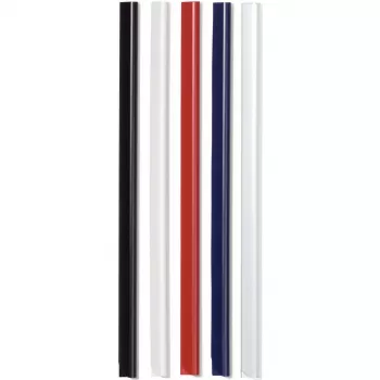 DURABLE suspaudimo juostos A4 3 mm, 50 vnt. pakuotė, juodos, 293001