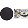 Esmeyer OHIO apvalus padėklas, juodas plastikinis, gumuotas neslystantis paviršius, 35 cm 307-016