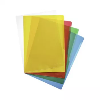 DURABLE STANDARD A4 permatoma polipropileno dokumentų kišenė, 100 vnt. pakuotė, atidaroma iš viršaus ir šono 233700