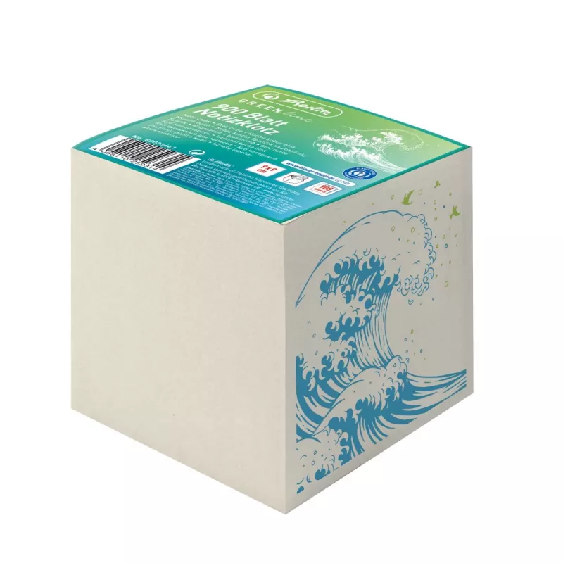Herlitz 50033461 lipdukai be klijų 900 vnt. pilki stačiakampiai
