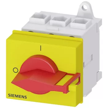 Siemens SENTRON 3LD2 3 polių skyriklis 25A 690V raudonas/geltonas 3LD21300TK13