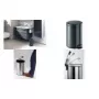 DURABLE pedalų šiukšliadėžė metalinė 20L apvali sidabrinė 341258