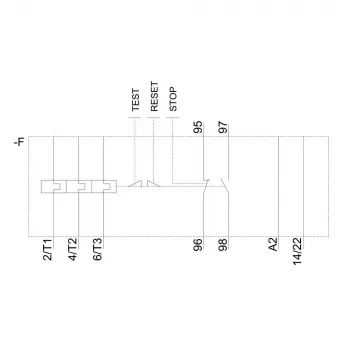 SIEMENS SIRIUS 3RU21 terminis perkrovos relė 1,8-2,5A S00 varžtiniai gnybtai 3RU21161CB0