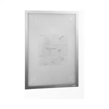 DURABLE DURAFRAME® WALLPAPER A3 sidabrinis savaiminio klijavimo informacinis rėmelis 484423