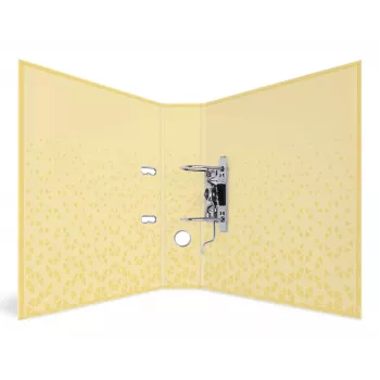 HERMA Color Standard segtuvas su svirtimi, DIN A4, geltonas, 70 mm nugarėlė, kartonas, 1 vnt. 20114