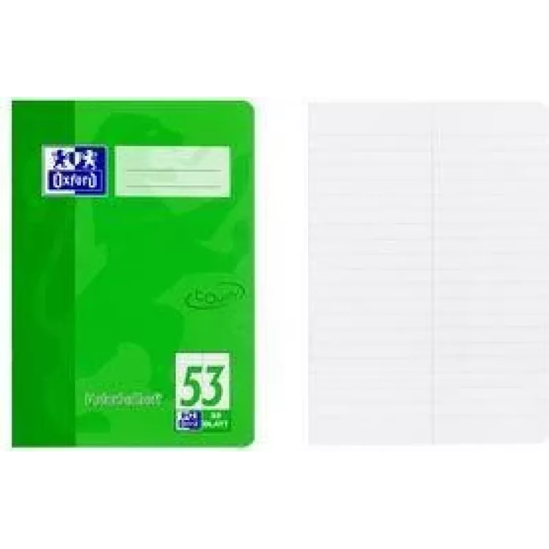 Oxford TOUCH žodynėlis A5, 2 stulpeliai, žalias liniuotė 53, 32 lapai, 90 gsm Optik Paper, susegtas 400115095