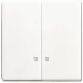 Busch-Jaeger BJ 1785 K-884 baltas matinis perjungiklio dangtelis future linear 2CKA001751A3134