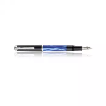 Pelikan Classic M205 plunksnakočio rašiklis juodai mėlynas (vidutinis smaigalys) 801874