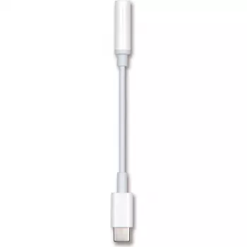 2GO 797008 USB-C į 3,5 mm garso adapterio kabelis, 0,1 m, baltas