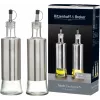 Ritzenhoff & Breker BASIC acto ir aliejaus butelių rinkinys, stiklas su nerūdijančio plieno apdaila, 250 ml, 2 dalių 823523